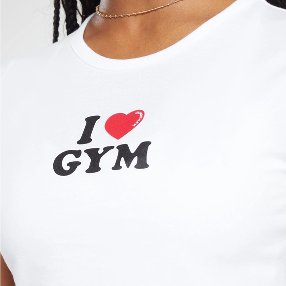 Gymshark I❤️Gym T-Shirt • NWT • Sold Out! - Picture 3 of 5
